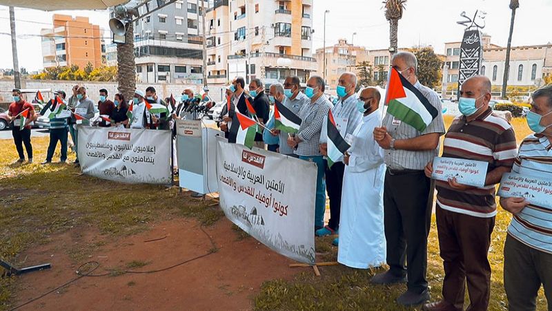 من صيدا.. إعلاميون مع القدس وأهلها 