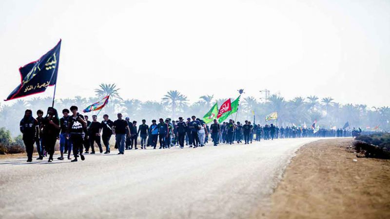 حشود الزائرين تتوافد الى كربلاء المقدسة