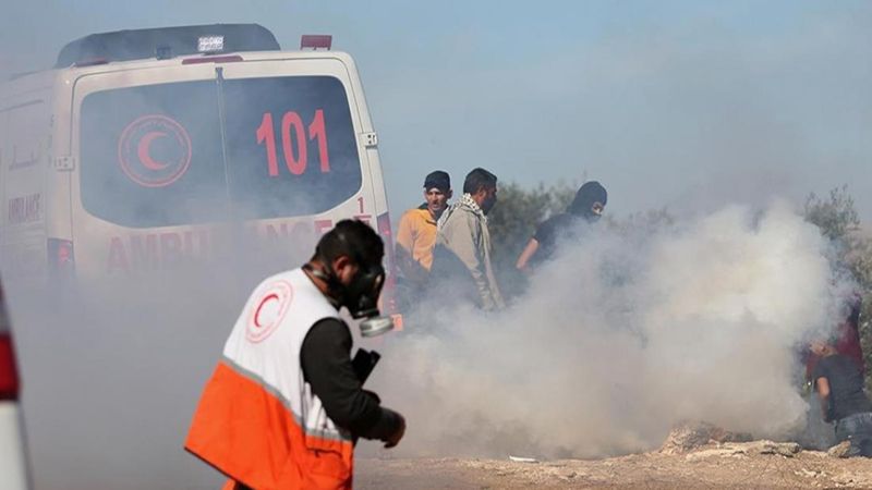 إصابة عشرات الفلسطينيين في مواجهات مع الإحتلال غرب نابلس