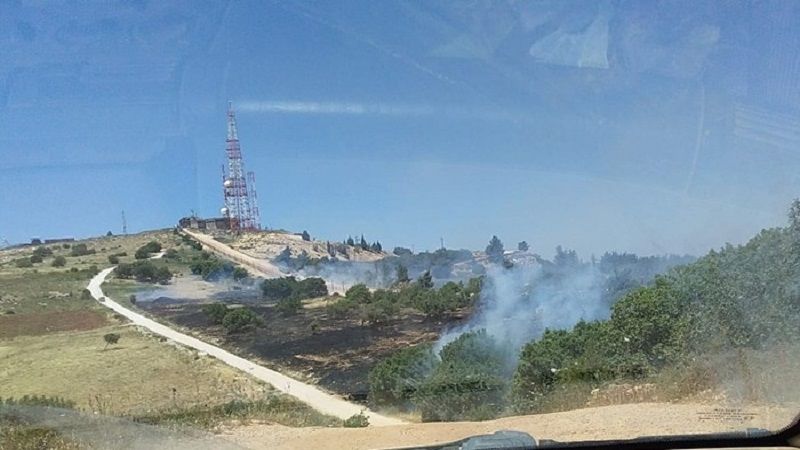  &quot;الحريق أرعبهم&quot;.. العدو يرتعب من الدفاع المدني على الحدود