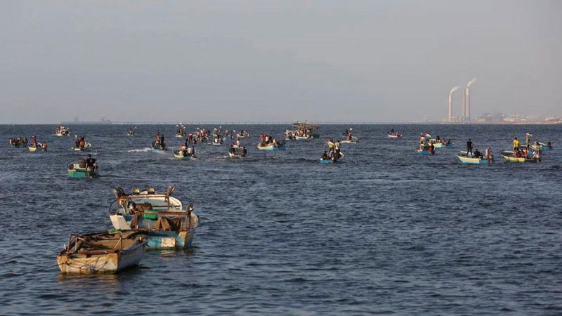 فعالية جماهيرية في غزّة للمطالبة بالثروات الخاصة بالغاز