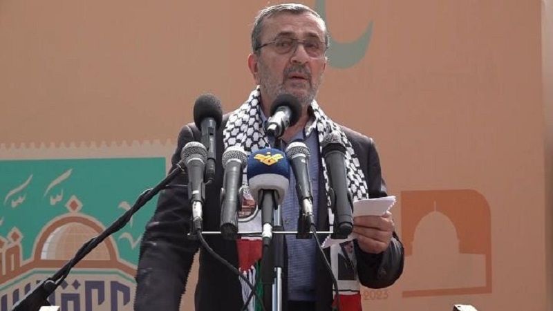 حزب الله ينظم وقفة تضامنية في مدينة النبطية نصرة للشعب الفلسطيني وقضيته