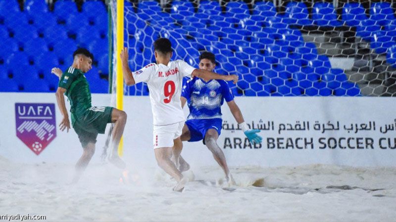 فوز مثير للمنتخب اللبناني للكرة الشاطئية في البطولة العربية المقامة في جدة&nbsp;