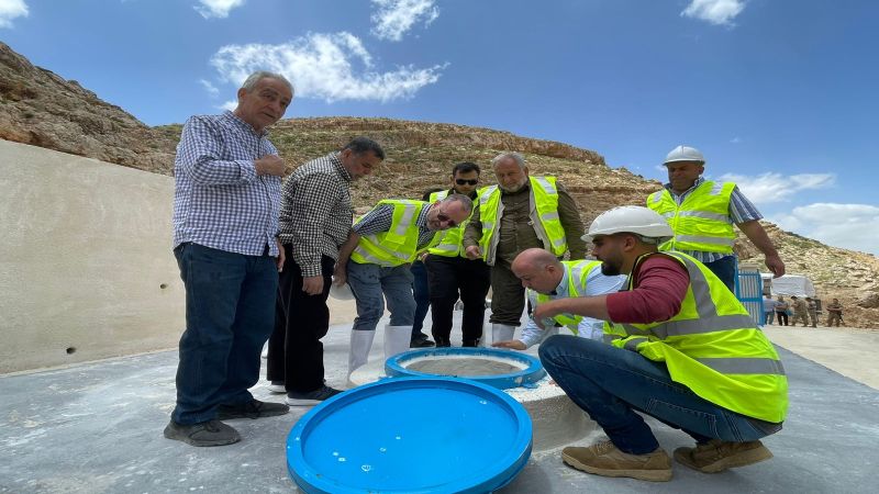 جولة لتقنيين من مياه البقاع واليونيسف على مشروع &quot;عين كوكب ودردرة&quot;