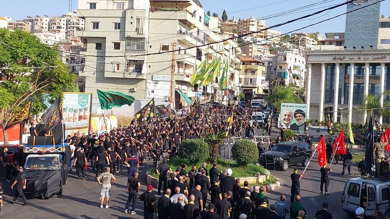 إحياء العاشر من المحرّم بمسيرات ومجالس عزاء في صيدا والجوار&nbsp;