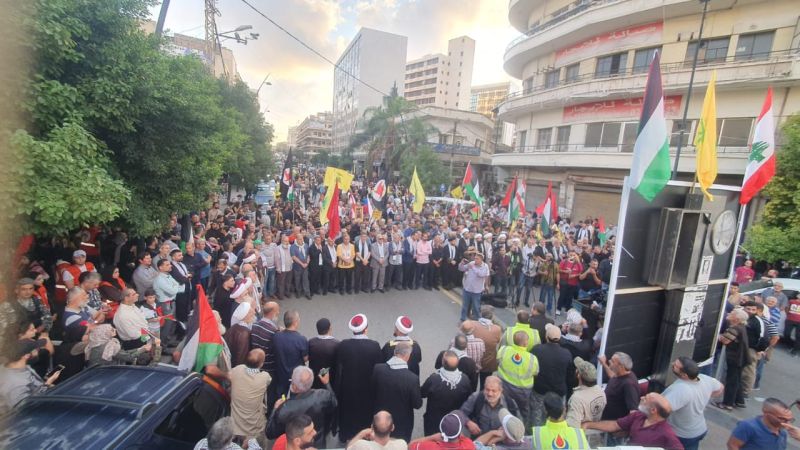 حزب الله نظم مسيرة &quot;نبض الأحرار غزة&quot; في صيدا