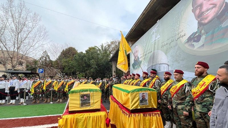 تشييع حاشد للشهيدين عباس مبارك ومحمد يحيى في الطيبة