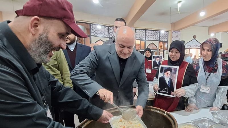 بمناسبة يوم القدس.. مطبخ مائدة الإمام زين العابدين (ع) في البرج يُعدّ&nbsp;وجبات إفطار برعاية السفير الإيراني