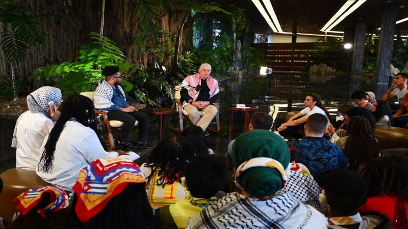 الرئيس الكوبي: الكفاح العالمي من أجل العدالة والكرامة يُحدَّد اليوم في فلسطين