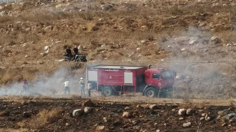 لبنان| السيطرة على الحرائق في أحراج علي الطاهر جراء القصف الفوسفوري على أطراف منطقة النبطية