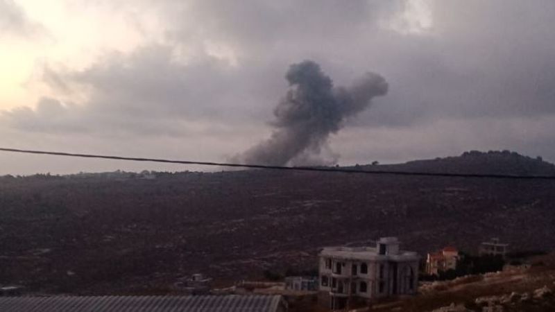 لبنان: الطيران الحربي المعادي يشنّ غارة جوية استهدفت بلدة حولا