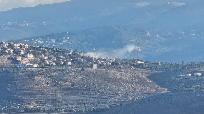 لبنان: رشقات رشاشة كثيفة يطلقها العدو الصهيوني تجاه بلدة الوزاني