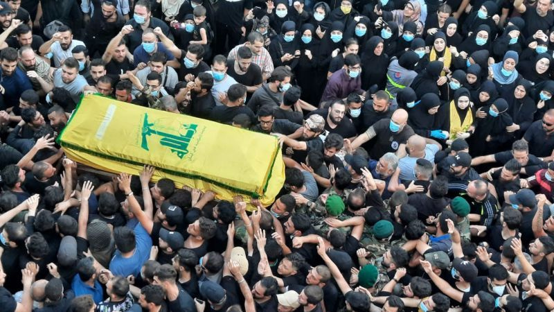 لبنان| بدء تشييع الشهيد على طريق القدس فادي محمد شهاب (تيسير) في بلدة برعشيت الجنوبية