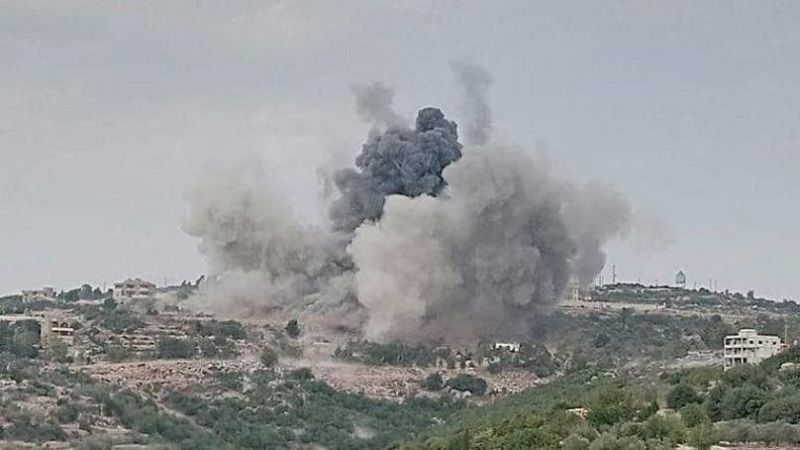 لبنان| الطيران الحربي الصهيوني يشنّ غارة جوية بالصواريخ على بلدة عيتا الشعب الحدودية