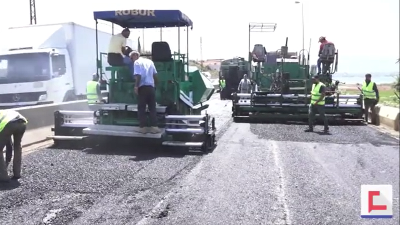 فيديو| وزير الأشغال وعد ووفى.. بدء أعمال تأهيل طريق العبدة-العبودية