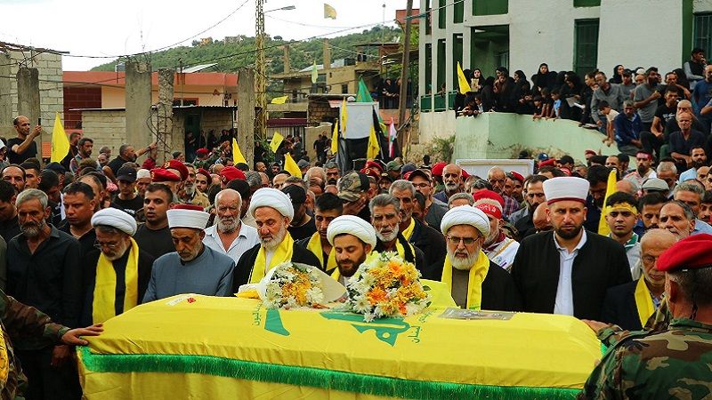 حزب الله شيّع الشهيد على طريق القدس حسن أحمد محمد في حبشيت العكارية