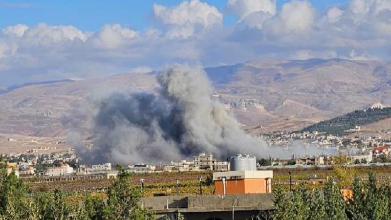 لبنان| غارة صهيونية على بلدة بريتال