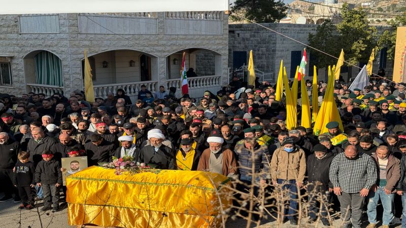 بالصور| حزب الله وجماهير المقاومة يشيّعون الشّهيد علي الهادي الحبحاب في كفرحونة